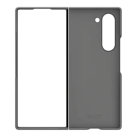 Клип-кейс (накладка) Samsung S Pen Case для Samsung Galaxy Z Fold 6 полиуретан, поликарбонат, серый - 6
