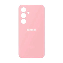Клип-кейс (накладка) для Samsung Galaxy A55 силикон, розовый