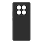 Клип-кейс (накладка) Silicone cover закрытый для Xiaomi Redmi Note 14 Pro 4G силикон, чёрный