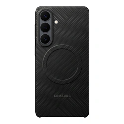 Клип-кейс (накладка) Samsung Carbon Magnet Case для Samsung Galaxy S26 Plus арамидное волкно, алюминий, поликарбонат, чёрный
