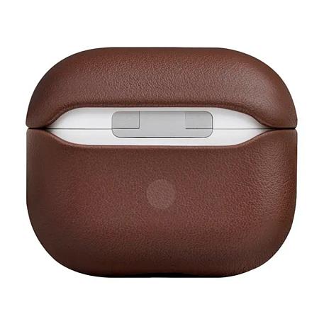 Кобура UNIQ Terra для Apple AirPods 3 кожа, коричневый - 2
