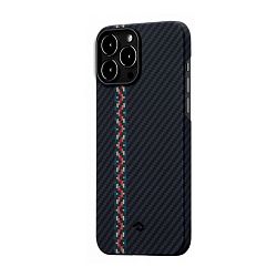 Клип-кейс (накладка) Pitaka Fusion Weaving MagEZ Case 2 для Apple iPhone 13 Pro Max кевлар (арамид), "рапсодия"