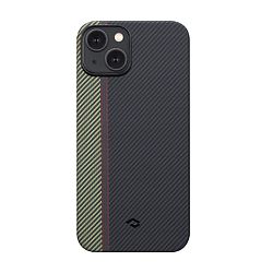 Клип-кейс (накладка) Pitaka Fusion Weaving MagEZ Case 3 для Apple iPhone 14 кевлар (арамид), "увертюра"