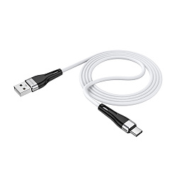 Дата-кабель Borofone BX46 Type-C 1 м, белый с чёрным