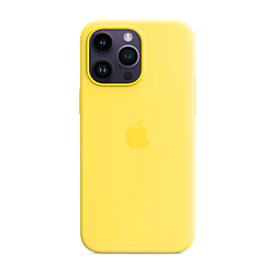 Клип-кейс (накладка) Apple Silicone Case MagSafe для Apple iPhone 14 Pro Max силикон, Canary Yellow