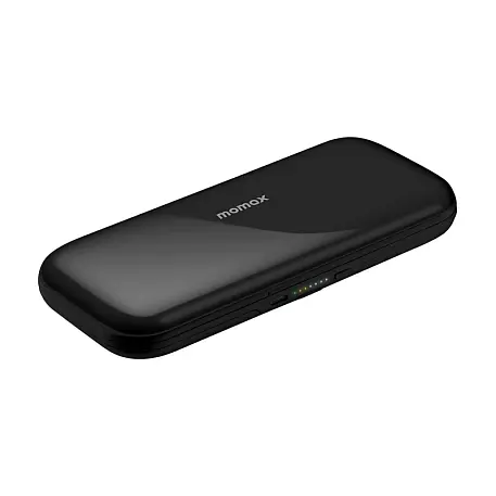 Внешний аккумулятор с беспроводной зарядкой Momax Airbox 3in1 10000 мАч 20 Вт (Уценка) чёрный (удовлетворительное состояние, царапины и потертости) - 2