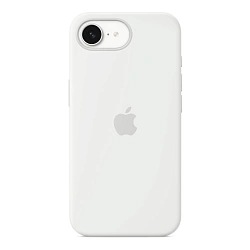 Клип-кейс (накладка) Silicone Case для Apple iPhone 16e / 17e силикон, белый