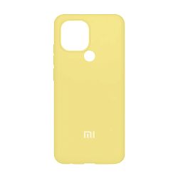 Клип-кейс (накладка) Silicone cover закрытый для Xiaomi Redmi A1+ / A2+ / Poco C50 / C51 силикон, жёлтый