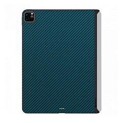 Клип-кейс (накладка) Pitaka MagEZ Case 2 для Apple iPad Pro 11" (2020 /  2021 / 2022) кевлар (арамид), чёрно-синий (полоска)