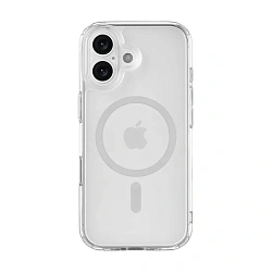 Клип-кейс (накладка) uBear Vision Mag Case для Apple iPhone 17 полиуретан, поликарбонат, прозрачный