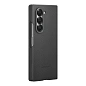 Клип-кейс (накладка) Samsung Kindsuit Case для Samsung Galaxy Z Fold 6 экокожа, серый - 4