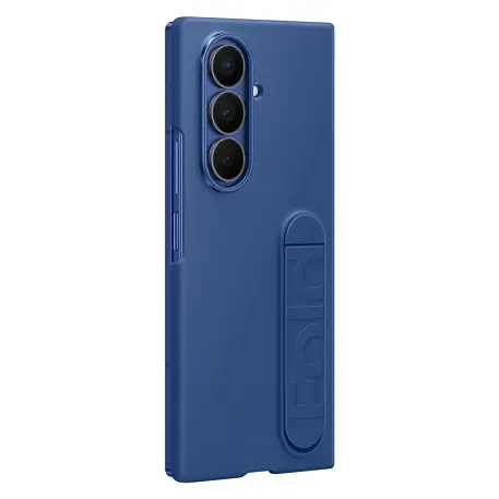 Клип-кейс (накладка) Samsung Silicone Case для Samsung Galaxy Z Fold 7 силикон, синий - 2
