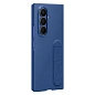 Клип-кейс (накладка) Samsung Silicone Case для Samsung Galaxy Z Fold 7 силикон, синий - 2