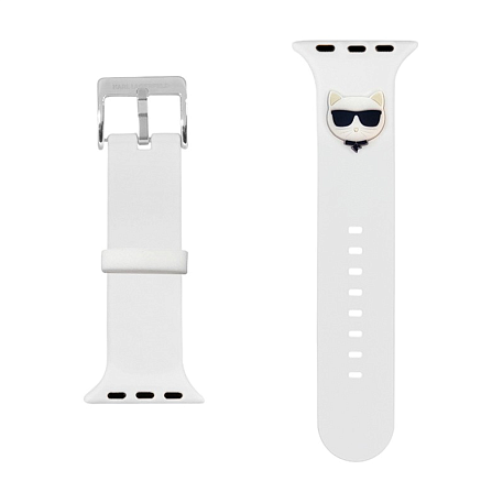 Ремешок CG Mobile Lagerfeld Choupette Head для Apple Watch 38 / 40 / 41 / 42mm силикон - 2