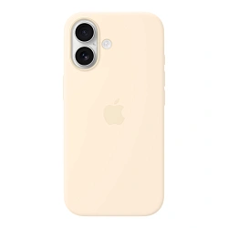 Клип-кейс (накладка) Apple Silicone Case MagSafe для Apple iPhone 17 силикон, Vanilla