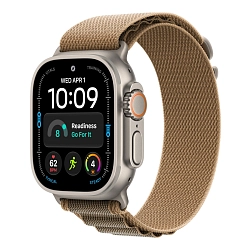 Умные часы Apple Watch Ultra 4 49mm GPS + Cellular   Natural Titanium Case Desert Alpine Loop