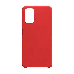 Клип-кейс (накладка) Silicone cover (без лого) для Xiaomi Poco M3  силикон, красный