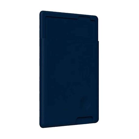 Кардхолдер Silicone Card Bag для смартфона универсальный силикон, тёмно-синий - 2