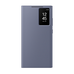 Чехол-книжка Samsung Smart View Wallet Case для Samsung Galaxy S24 Ultra полиуретан, поликарбонат, фиолетовый