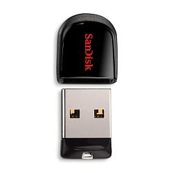 USB-флешка SanDisk Cruzer Fit 16 ГБ, чёрный