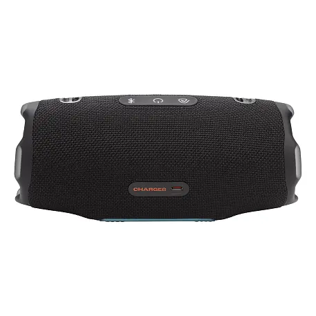 Портативная колонка JBL Charge 6 чёрный с оранжевым - 2