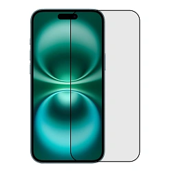 Защитное стекло Otao Clear 2.5D для Apple iPhone 14 Pro / 15 / 16, черная рамка