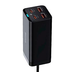 Сетевое зарядное устройство Baseus GaN3 Pro Desktop Fast Charger 100 Вт чёрный