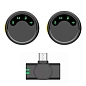 Микрофон петличный WIWU Microphone Duo Wireless WM010 чёрный - 3