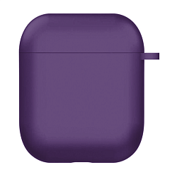 Кобура Silicon Protection Case для Apple AirPods 2018 / 2019 силикон, сливовый