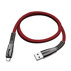 Дата-кабель Hoco U70 Micro 1.2 м, красный с чёрным
