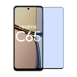 Защитное стекло 3D Classic для Realme C65, черная рамка