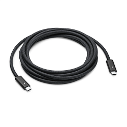 Дата-кабель Apple Thunderbolt 4 Pro Type-C to Type-C 3 м, чёрный