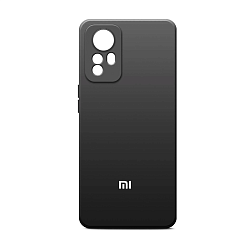 Клип-кейс (накладка) для Xiaomi Redmi Note 12S силикон, чёрный