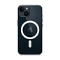 Клип-кейс (накладка) Clear Case MagSafe для Apple iPhone 14 поликарбонат, прозрачный