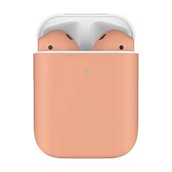 Беспроводные наушники Apple AirPods 2 с зарядным футляром персиковый матовый (MV7N2)