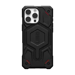 Клип-кейс (накладка) UAG Monarch Pro Magsafe для Apple iPhone 16 Pro Max полиуретан, поликарбонат, кевлар, чёрный