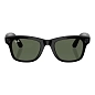 Умные очки Ray-Ban Wayfarer Gen 2 Shiny Black, G15 Green Solid Color, (53-22-155mm) - 2