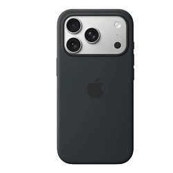 Клип-кейс (накладка) Apple Silicone Case MagSafe для Apple iPhone 17 Pro Max силикон, Black