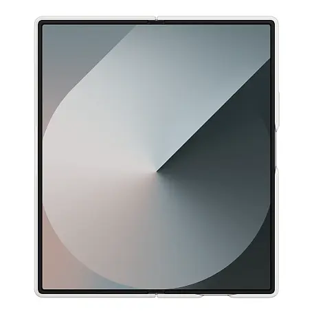 Клип-кейс (накладка) Samsung Silicone Case для Samsung Galaxy Z Fold 6 силикон, белый - 2