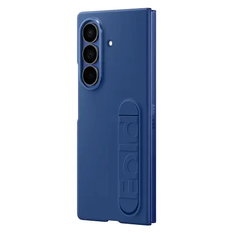 Клип-кейс (накладка) Samsung Silicone Case для Samsung Galaxy Z Fold 7 силикон, синий - 3