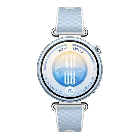 Умные часы Huawei Watch GT 7 41mm серебристый (синий ремешок) - 2