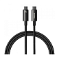 Дата-кабель Baseus Tungsten Gold Fast Charging 240W Type-C to Type-C 1 м, чёрный