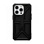 Клип-кейс (накладка) UAG Monarch для Apple iPhone 14 Pro поликарбонат, кожа, чёрный