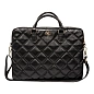 Сумка CG Mobile Guess Quilted Bag 4G Metal Logo для Apple MacBook 15" искусственная кожа, чёрный