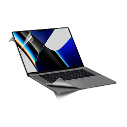 Защитная пленка Mocoll комплект (5 в 1) для Apple MacBook Pro 14" (2021), серый