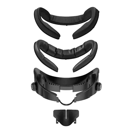 Лицевая вентилируемая накладка AMVR для Oculus Quest 3 силикон, чёрный - 4