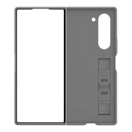 Клип-кейс (накладка) Samsung Silicone Case для Samsung Galaxy Z Fold 6 силикон, серый - 6