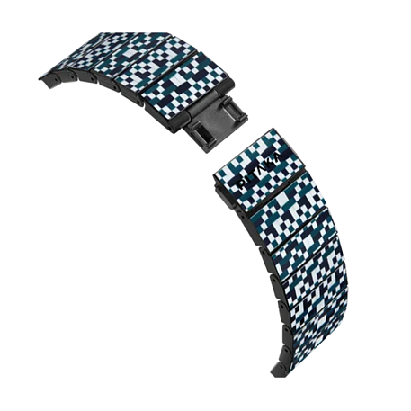 Браслет Pitaka Dreamland для Apple Watch 38 / 40 / 41 / 42 / 44 / 45 / 46 / 49mm карбон "мозайка" - 3