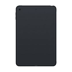 Клип-кейс (накладка) Silicone Case (без лого) для Apple iPad 10.2" (2019 / 2020 / 2021) полиуретан, чёрный