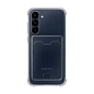 Клип-кейс (накладка) с визитницей для Samsung Galaxy A25 силикон, прозрачный